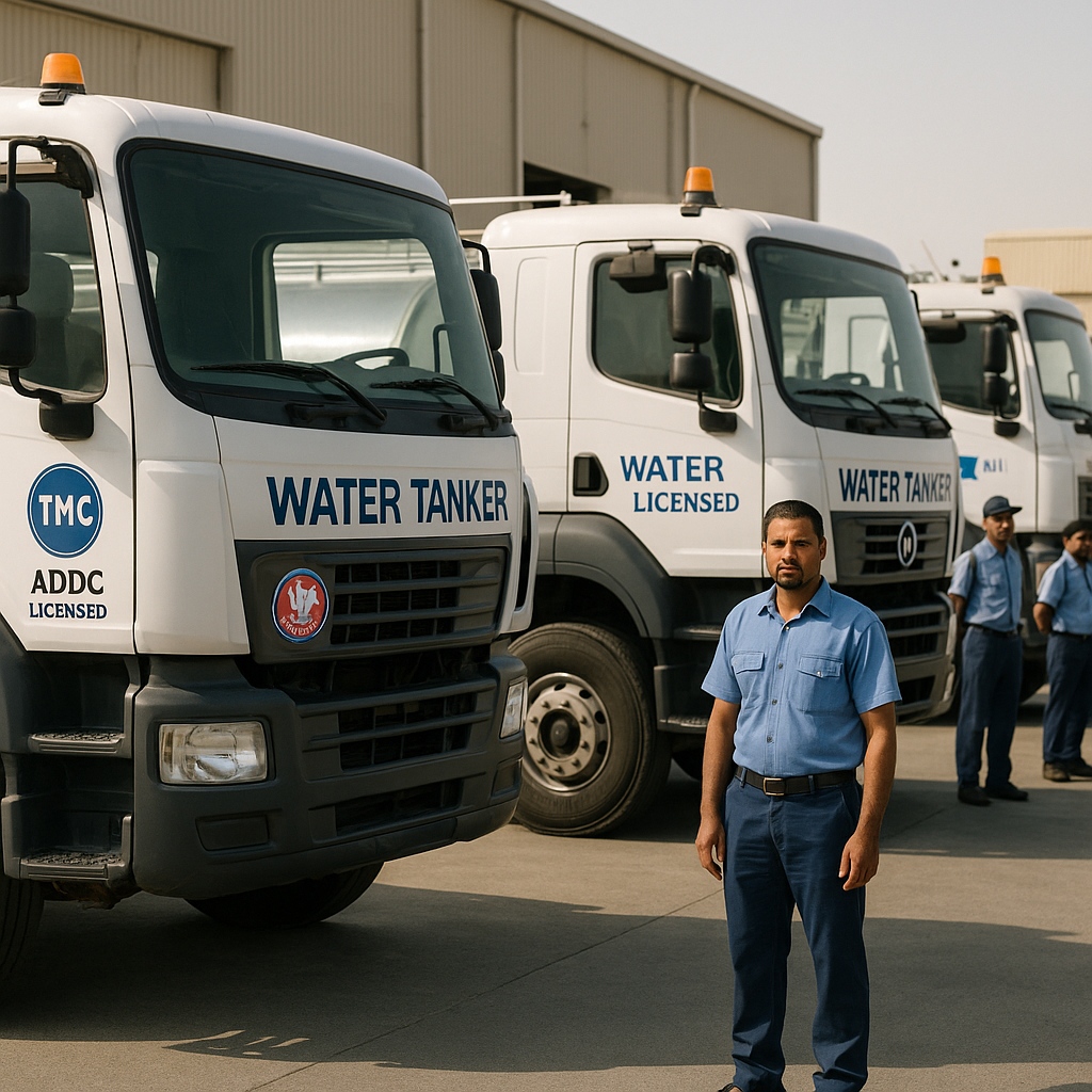 Reliable water tanker service in Abu Dhabi